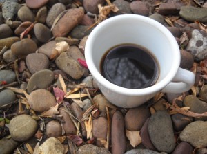 coffee on the rocks